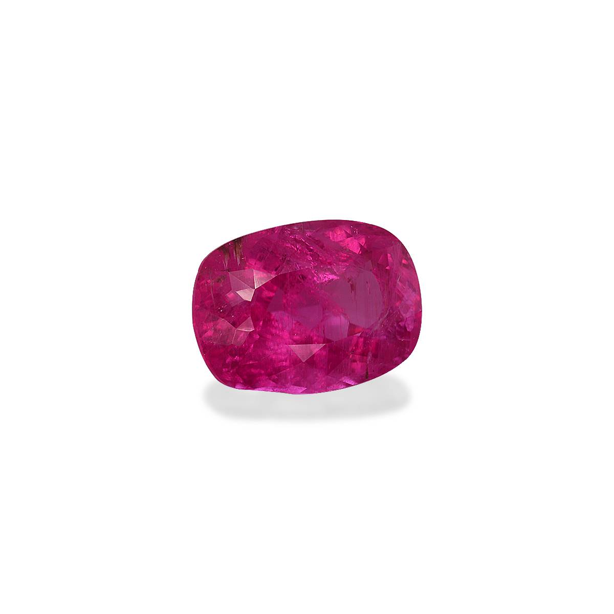 Vivid pink rubellite tourmaline, 5.63ct cushion cut — view 3