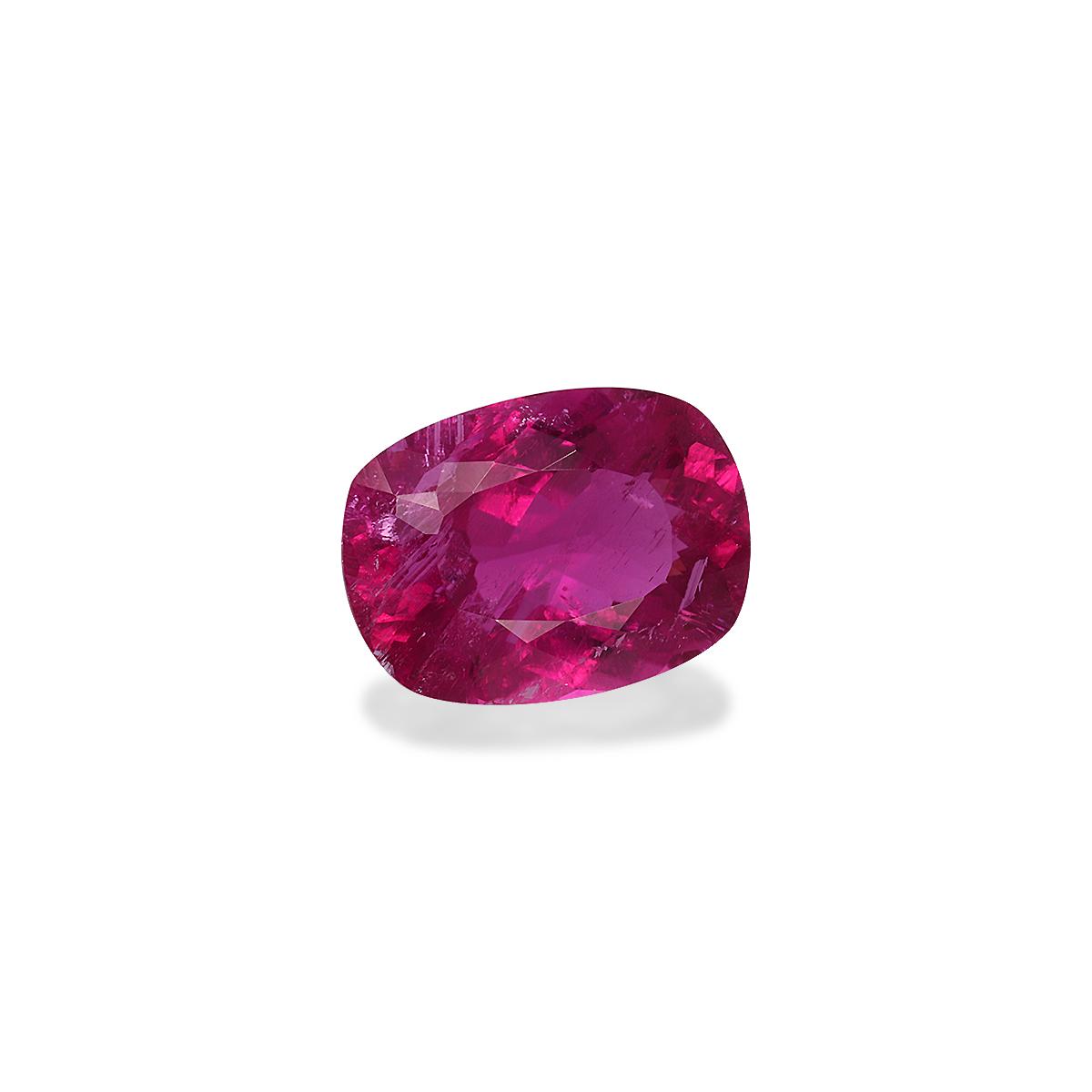 Vivid pink rubellite tourmaline, 3.06ct cushion cut — view 2