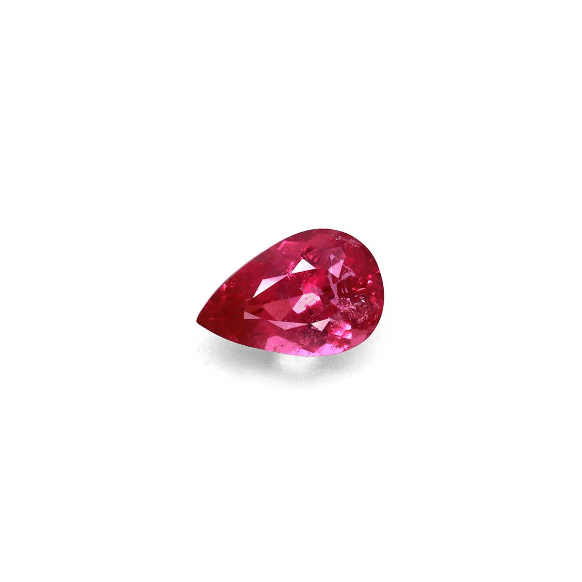 fuscia pink rubellite tourmaline, 2.75ct pear cut — main view