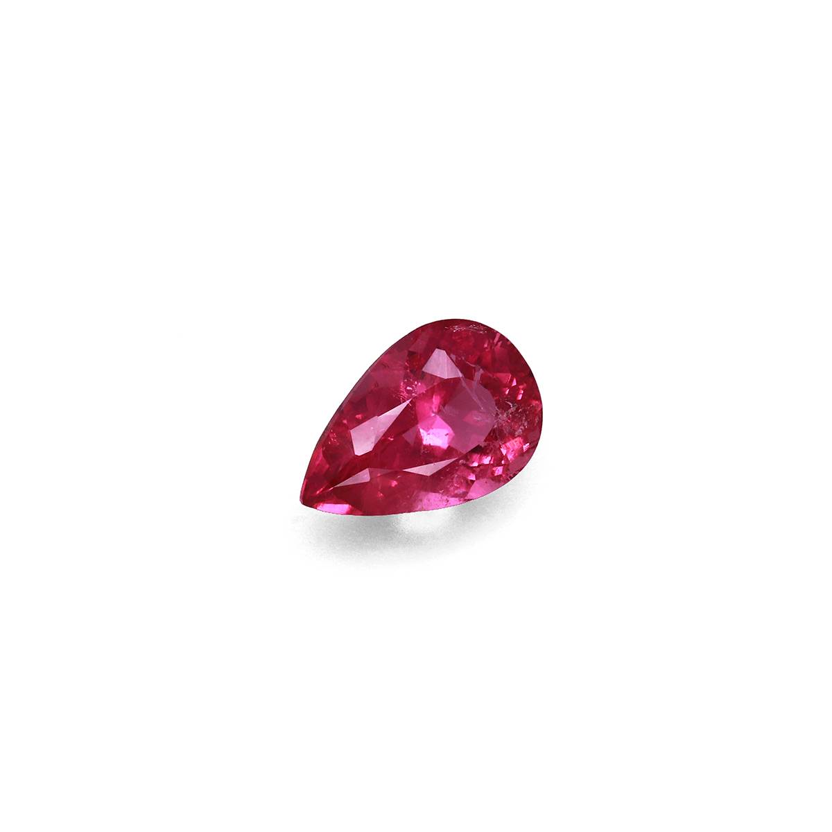 fuscia pink rubellite tourmaline, 2.75ct pear cut — view 3