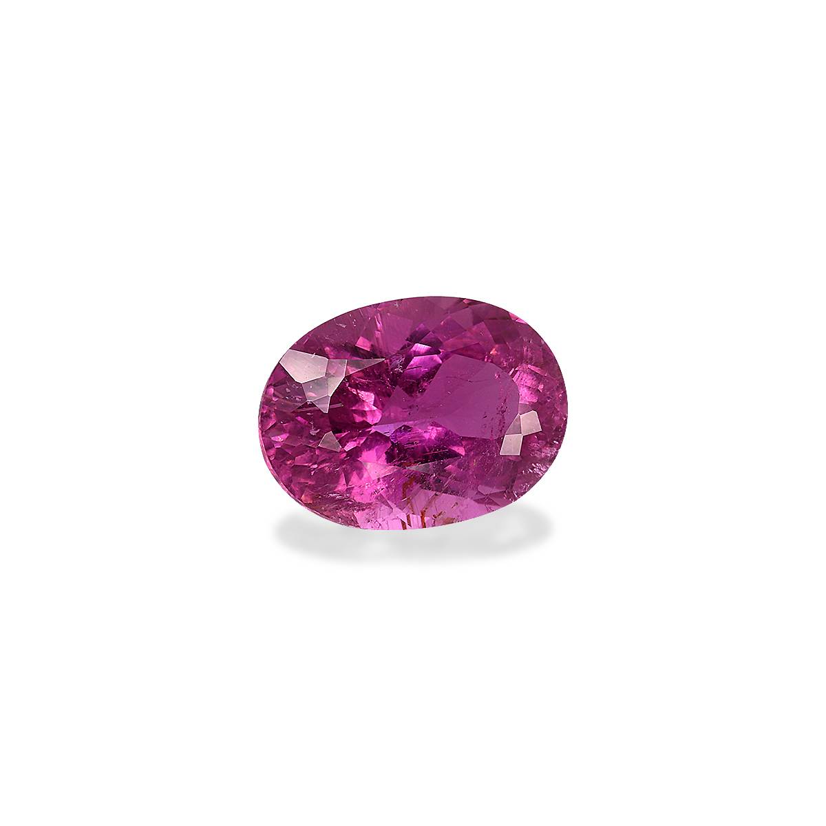 pink rubellite tourmaline, 5.74ct oval cut — view 3