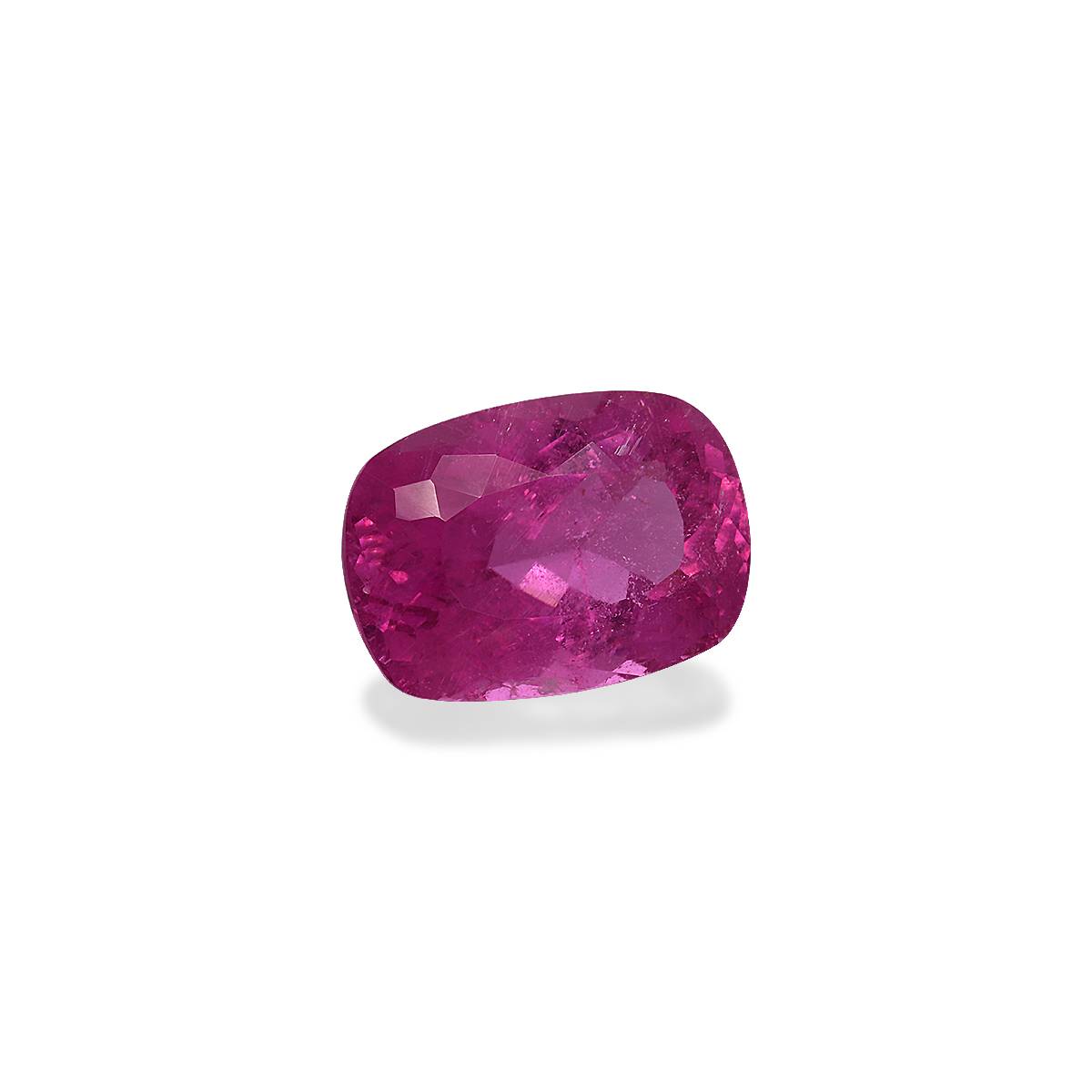 flower pink rubellite tourmaline, 7.19ct cushion cut — view 3