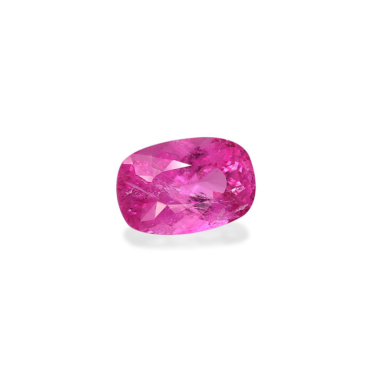 fuscia pink rubellite tourmaline, 2.55ct cushion cut — view 3