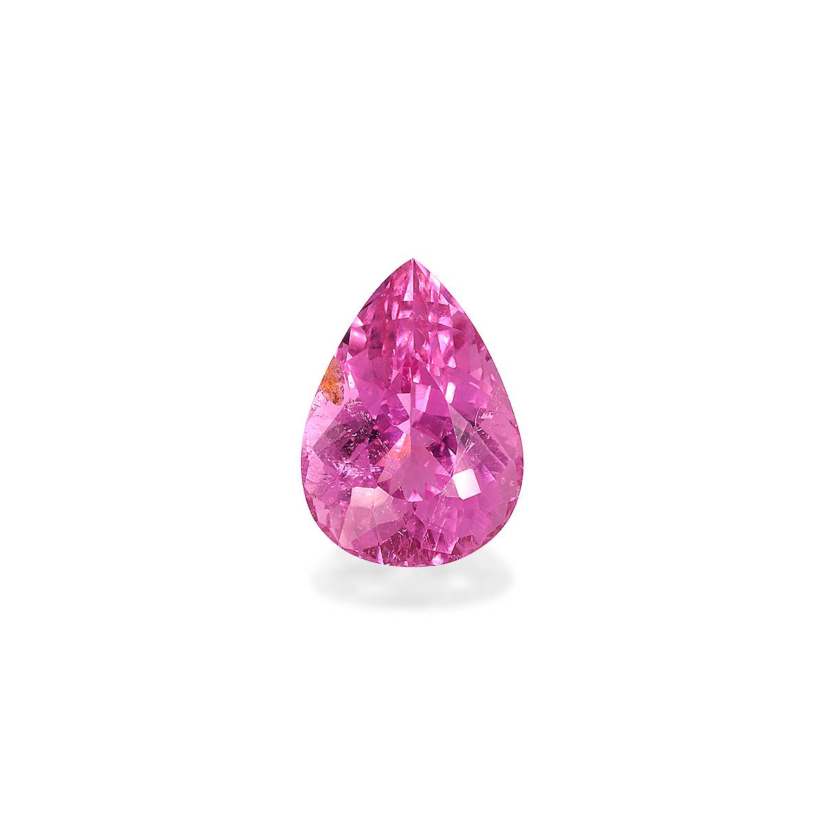 bubblegum pink rubellite tourmaline, 4.26ct pear cut — main view