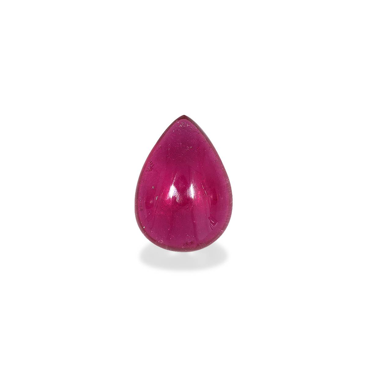 pink rubellite tourmaline, 5.73ct pear cut — view 3