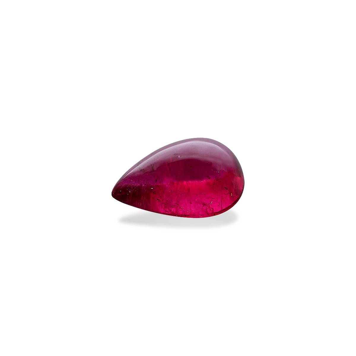 red rubellite tourmaline, 5.38ct pear cut — main view