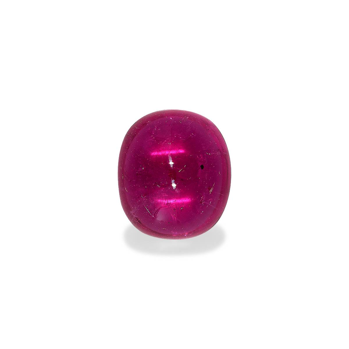 fuscia pink rubellite tourmaline, 11.53ct cushion cut — view 3