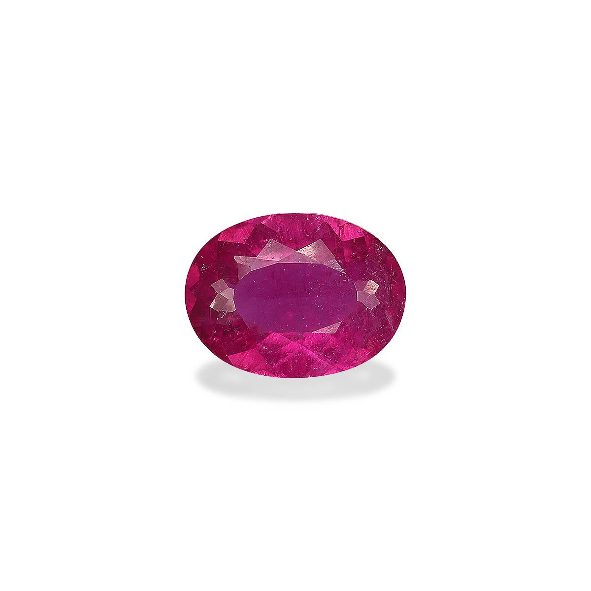 strawberry pink rubellite tourmaline, 5.44ct oval cut — main view