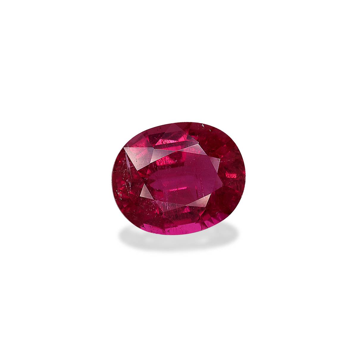 pink rubellite tourmaline, 5.14ct oval cut — view 3