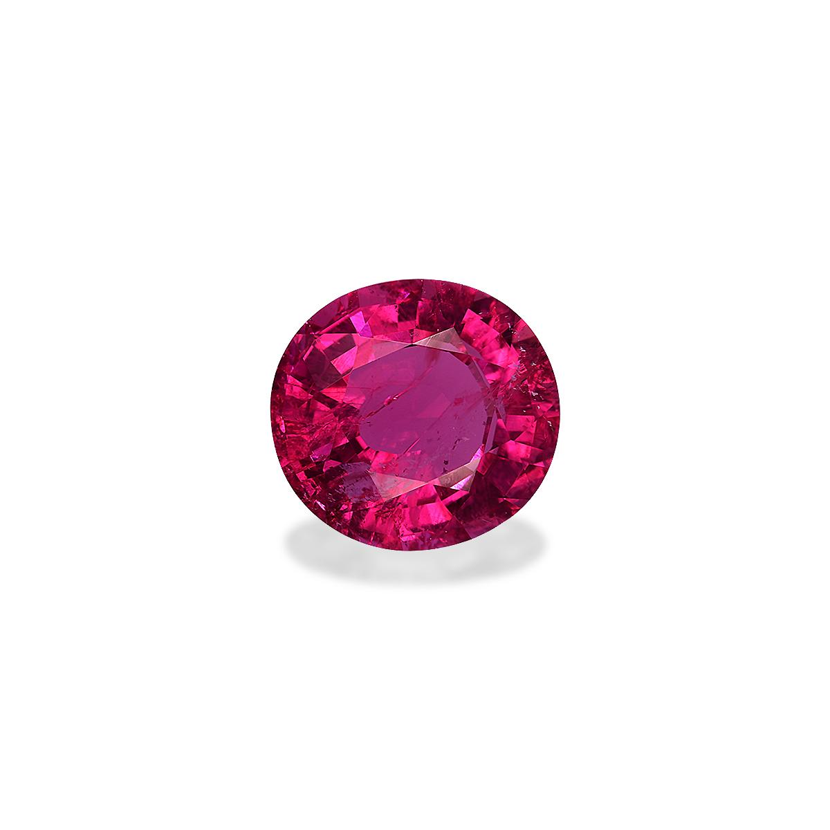 Vivid pink rubellite tourmaline, 3.8ct oval cut — view 3