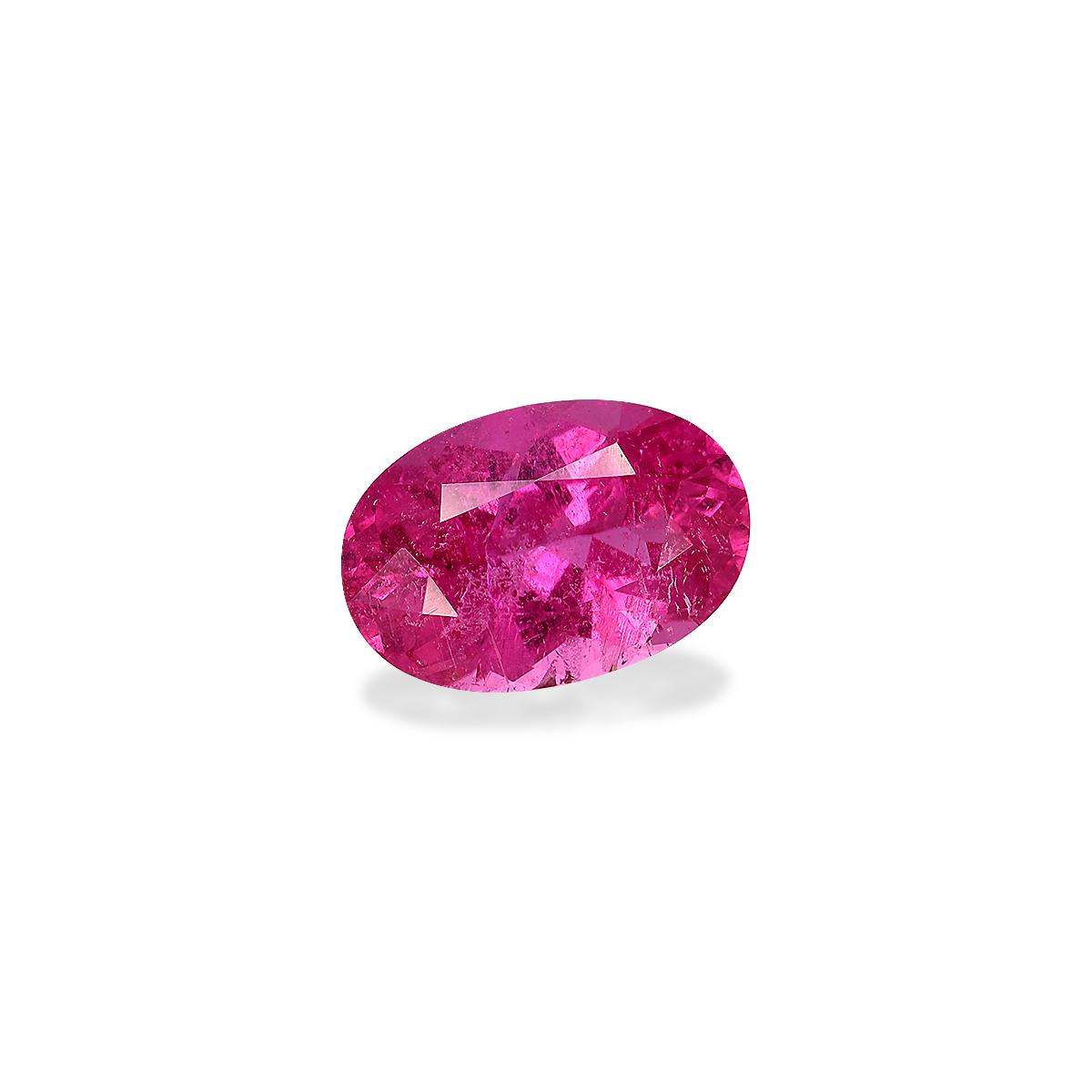 Vivid pink rubellite tourmaline, 2.48ct oval cut — view 3