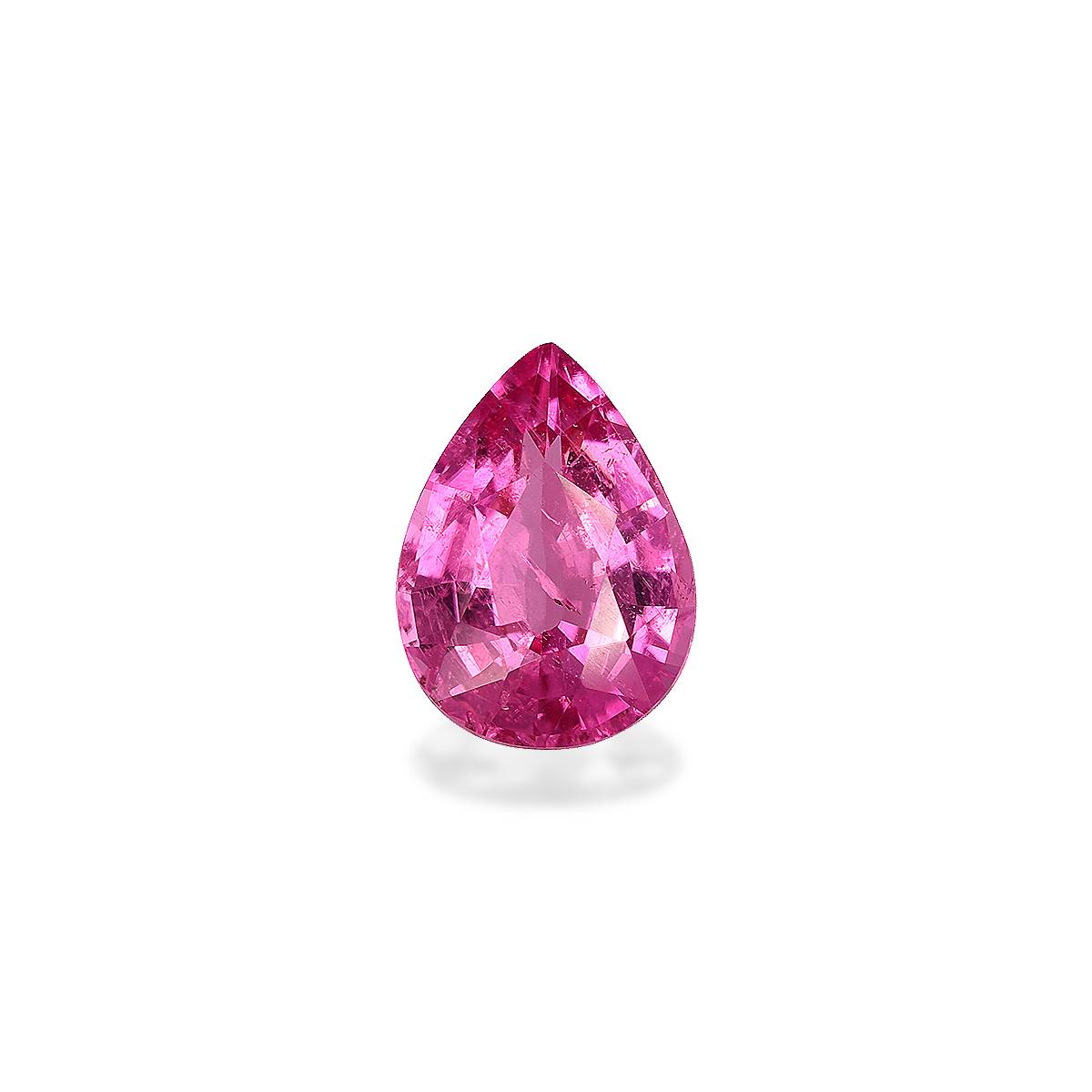 fuscia pink rubellite tourmaline, 1.85ct pear cut — main view