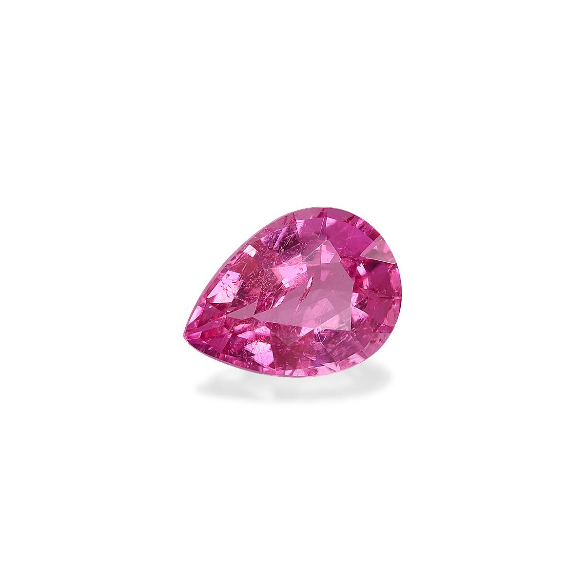 fuscia pink rubellite tourmaline, 1.85ct pear cut — view 3
