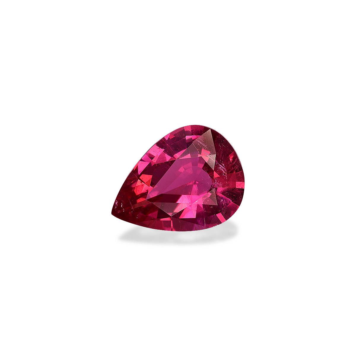 pink rubellite tourmaline, 2.76ct pear cut — view 3