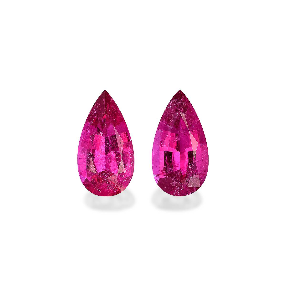 Vivid Pink Rubellite Tourmaline 15.77ct Pair