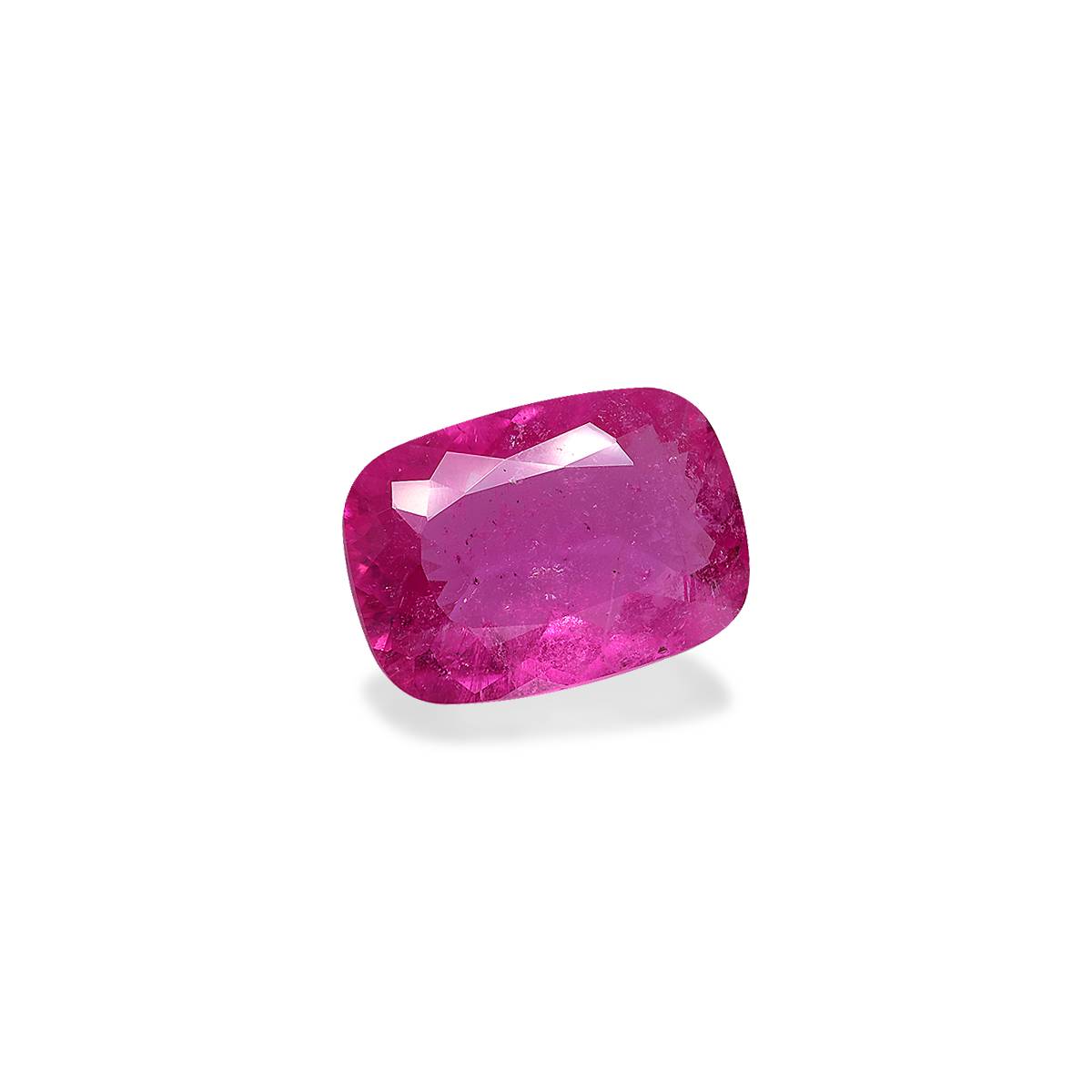 Vivid pink rubellite tourmaline, 10.85ct cushion cut — view 3