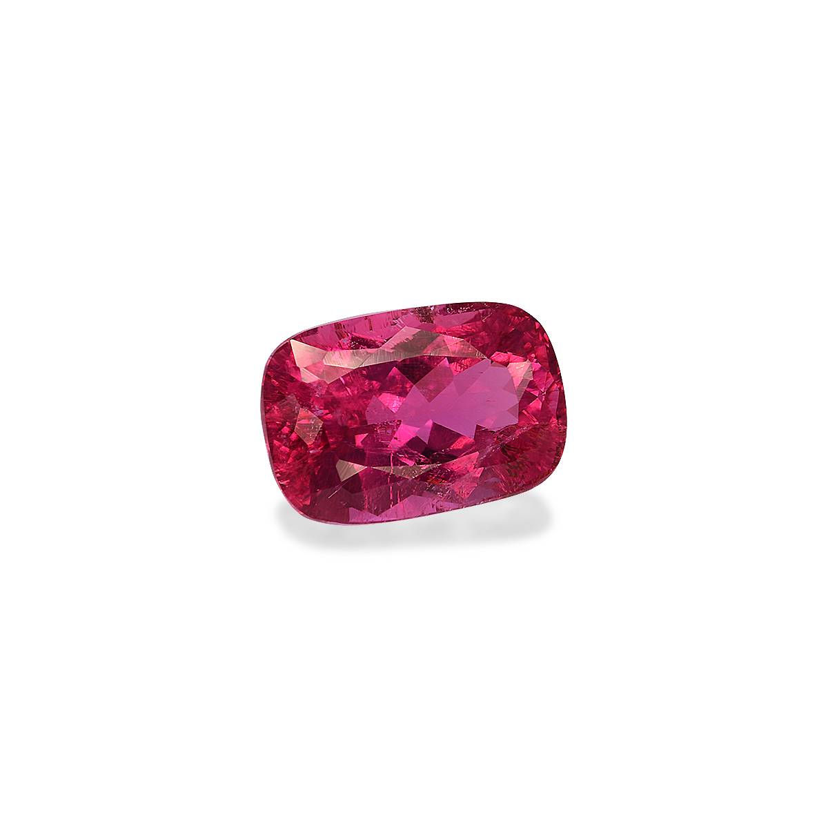 Vivid pink rubellite tourmaline, 5.82ct cushion cut — view 3