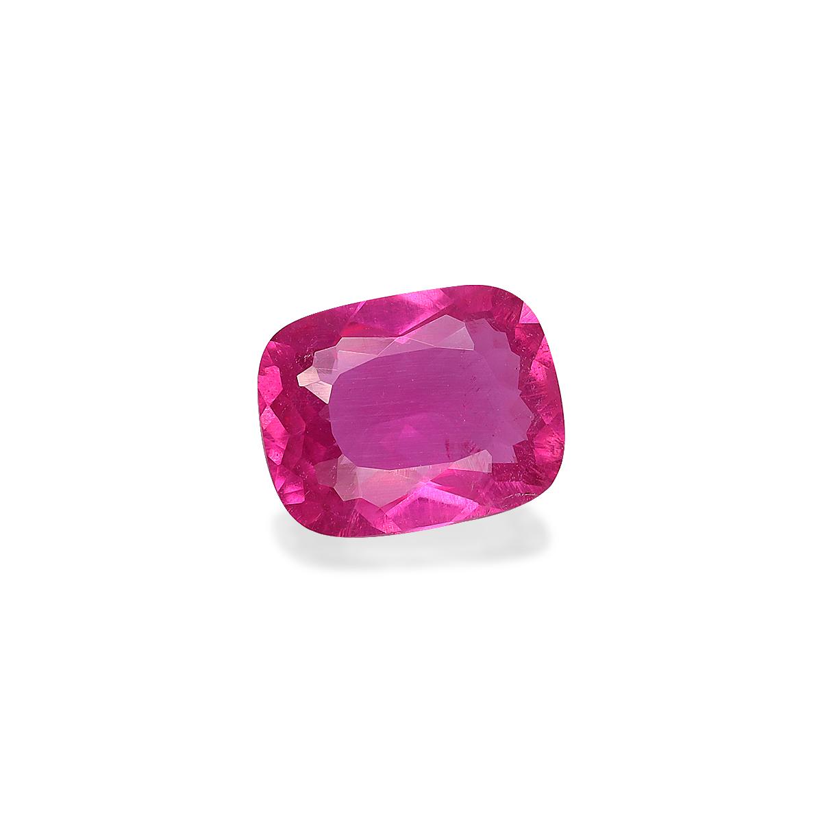 Vivid pink rubellite tourmaline, 1.77ct cushion cut — view 3