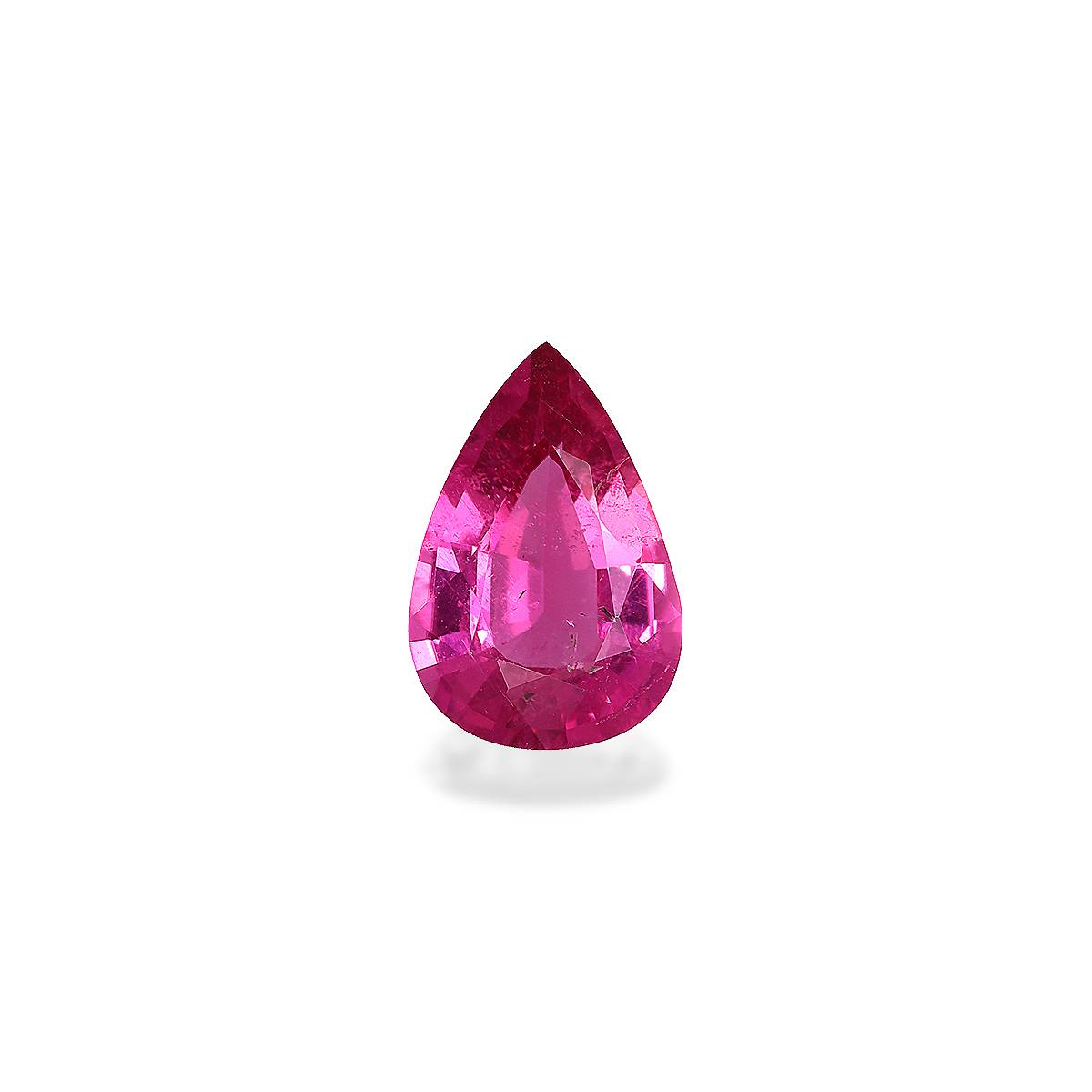 fuscia pink rubellite tourmaline, 2.41ct pear cut — main view