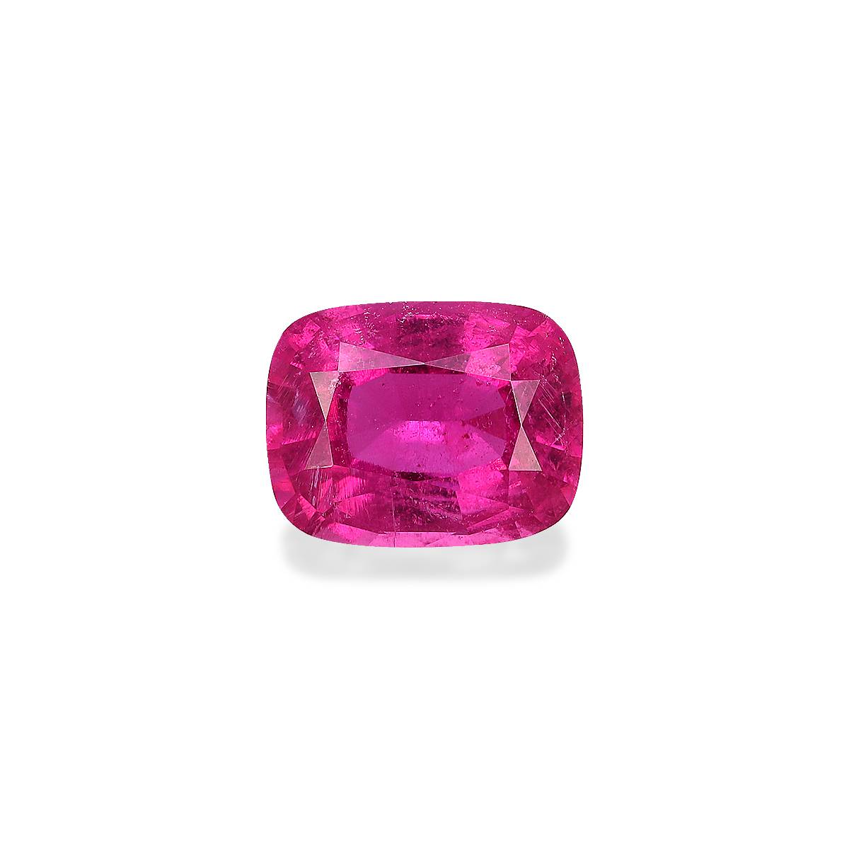 Vivid pink rubellite tourmaline, 2.41ct cushion cut — main view