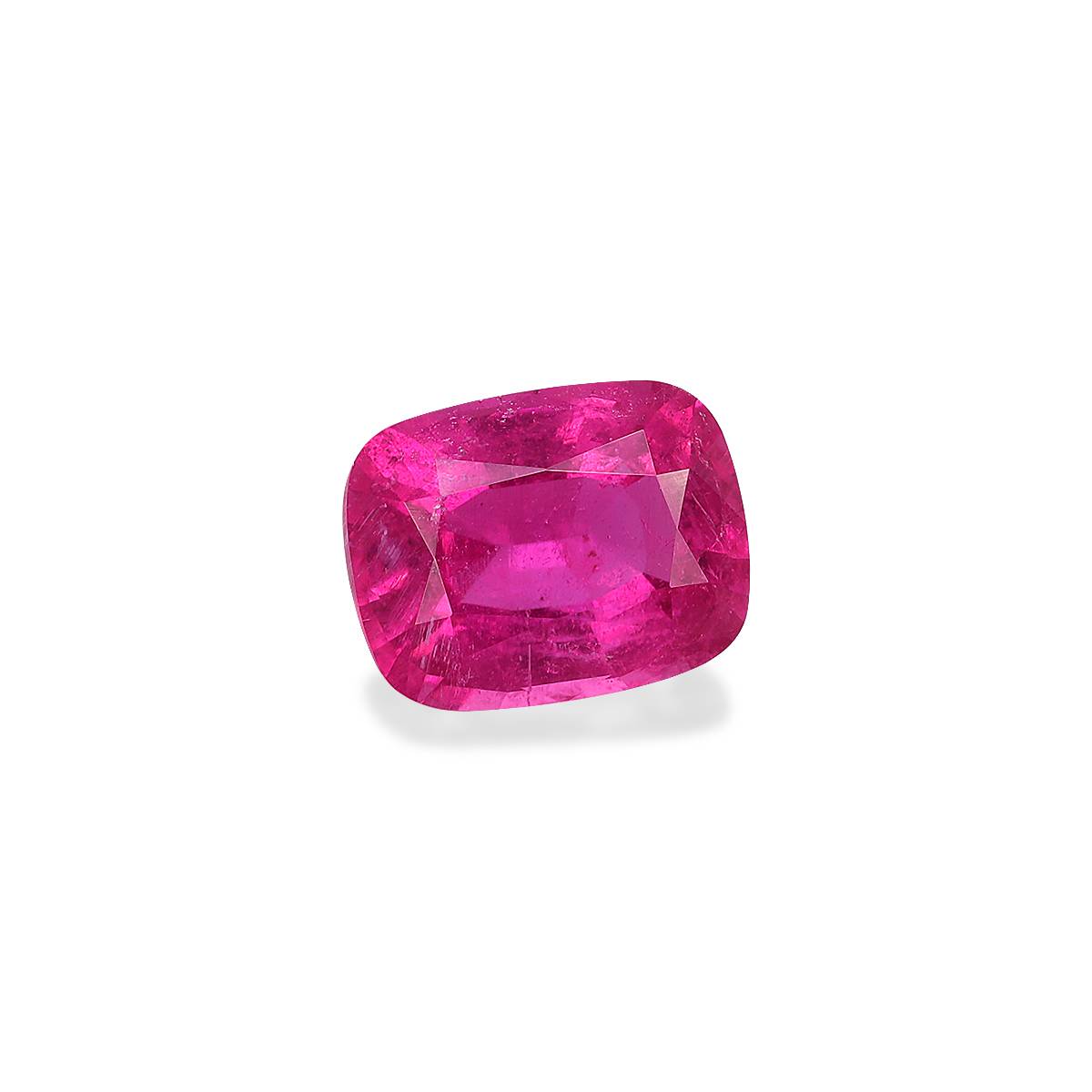 Vivid pink rubellite tourmaline, 2.41ct cushion cut — view 3