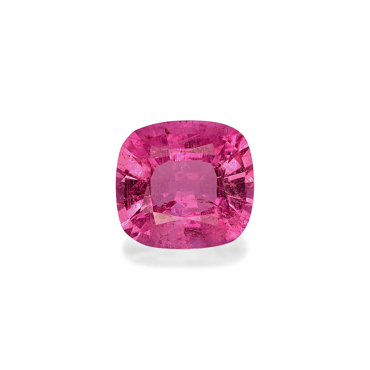 fuscia pink rubellite tourmaline, 1.99ct cushion cut — main view