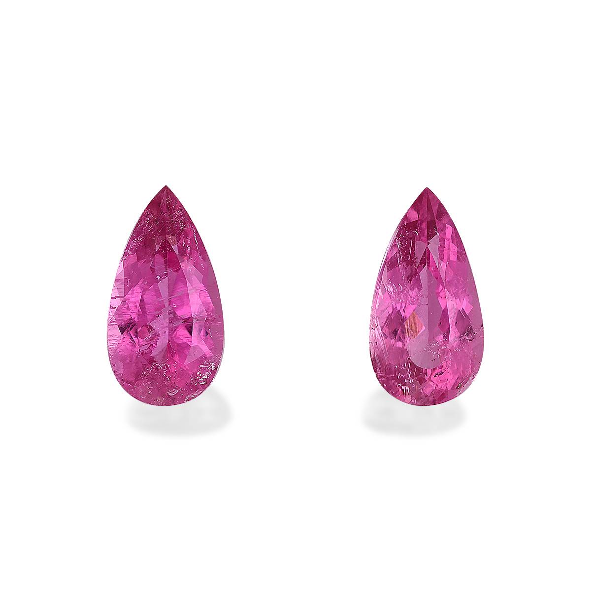 fuscia pink rubellite tourmaline, 4.5ct pear cut — main view