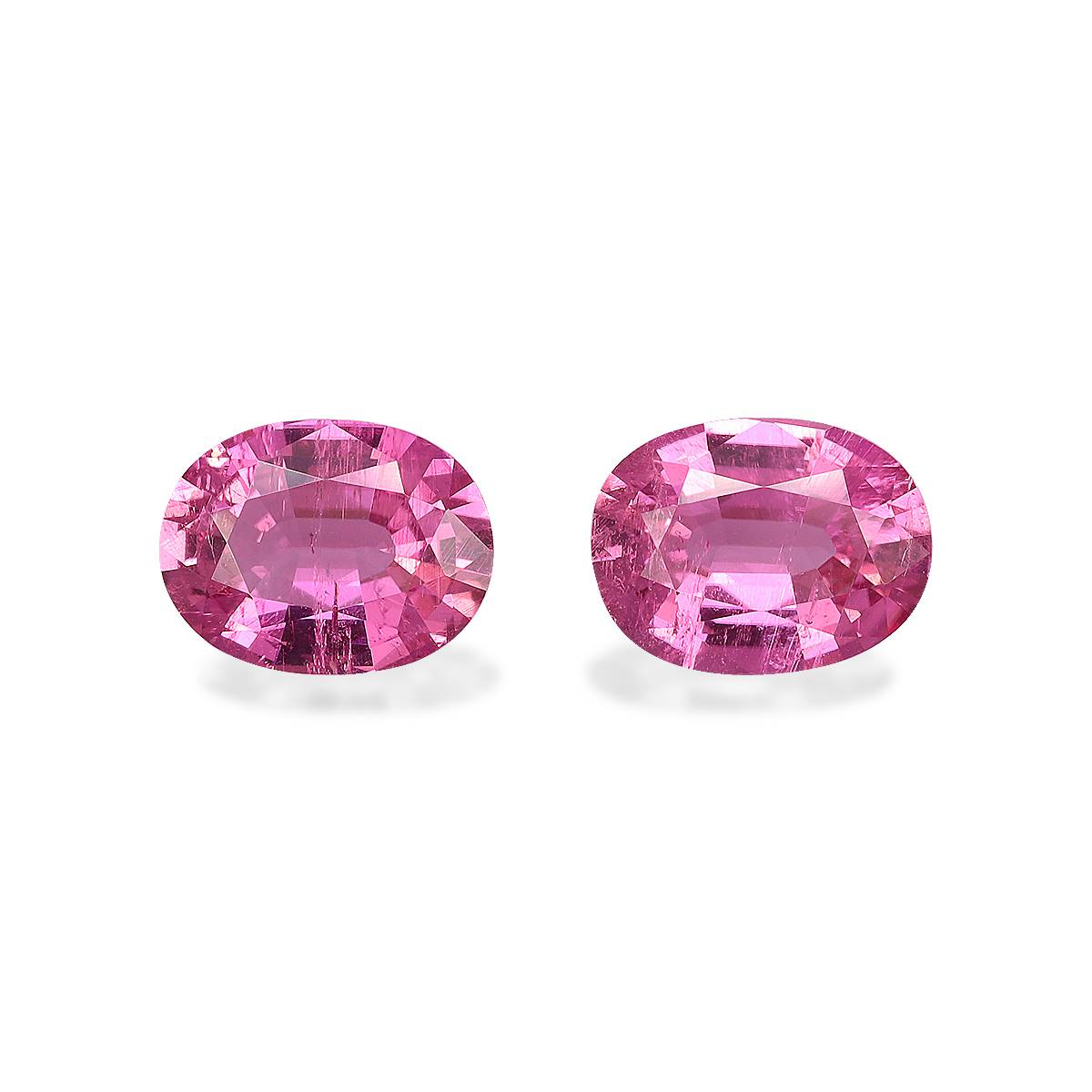 Fuscia Pink Rubellite Tourmaline 2.61ct - 9x7mm Pair