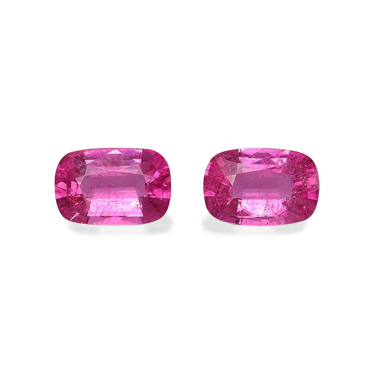 Fuscia Pink Rubellite Tourmaline 2.71ct Pair