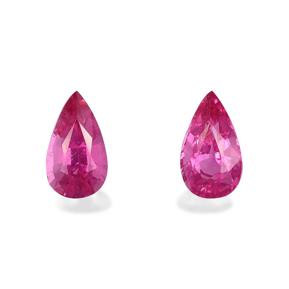 Fuscia Pink Rubellite Tourmaline 2.60ct Pair