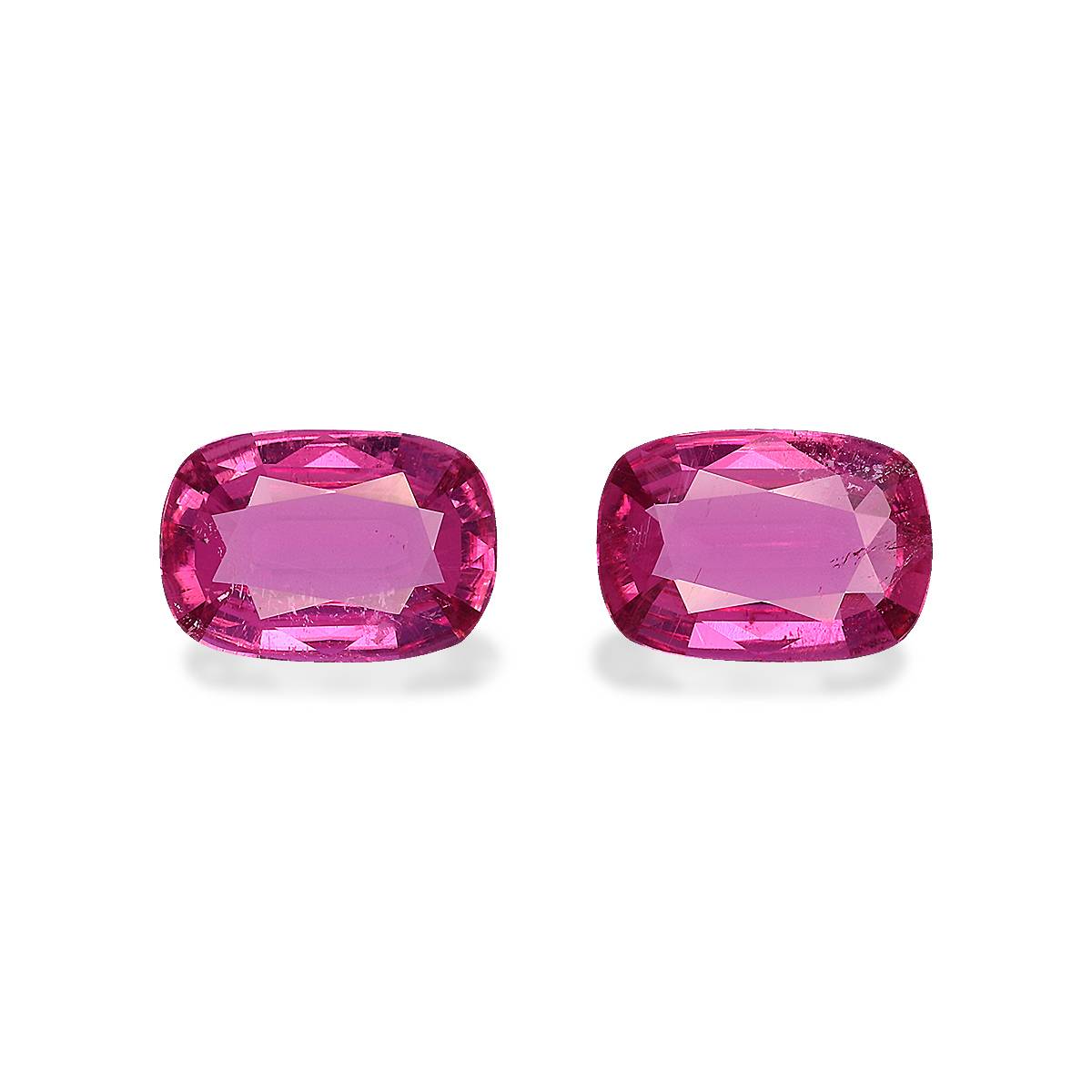 fuscia pink rubellite tourmaline, 2.11ct cushion cut — main view