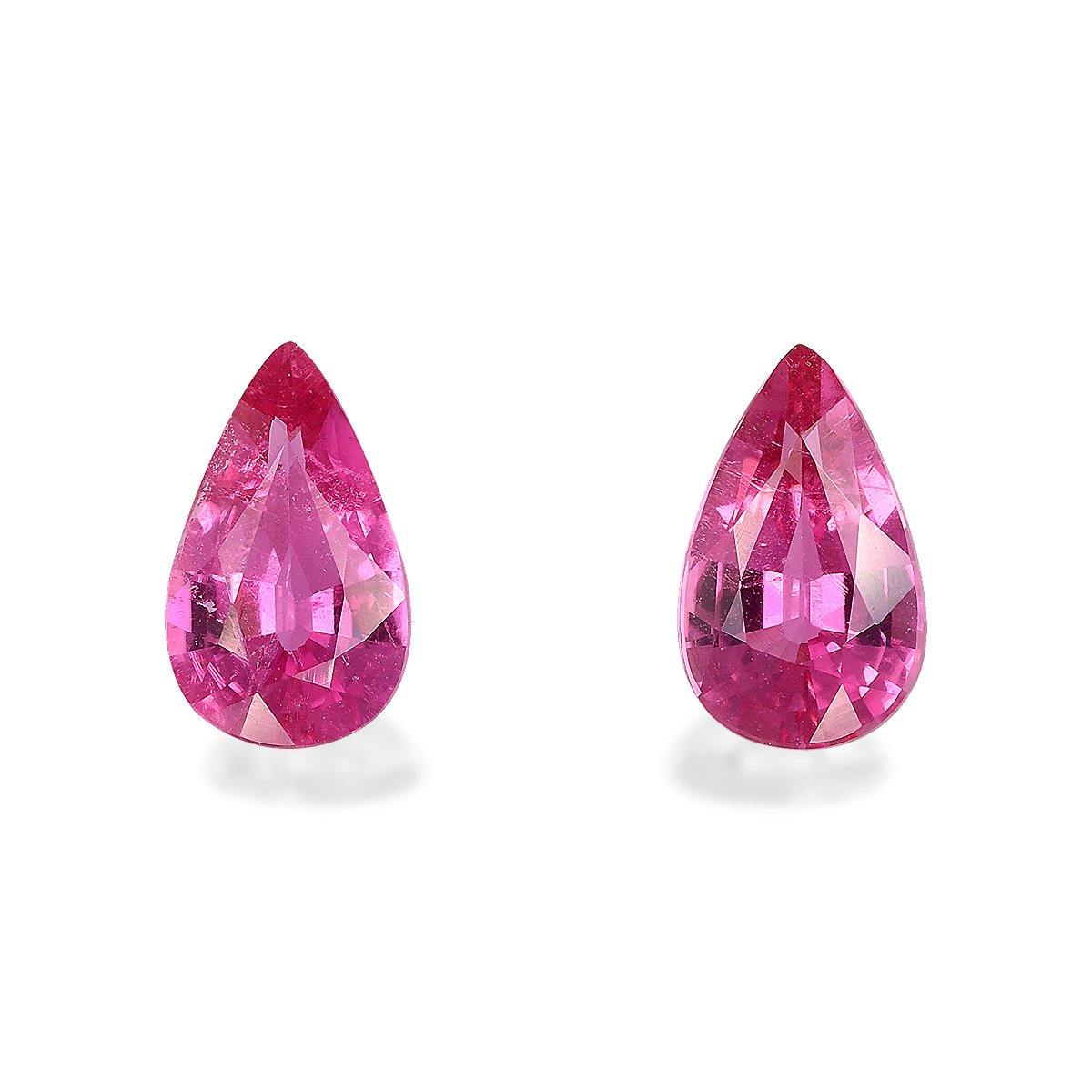 fuscia pink rubellite tourmaline, 2.39ct pear cut — main view