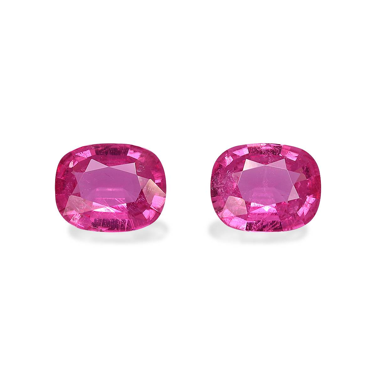 fuscia pink rubellite tourmaline, 1.93ct cushion cut — main view