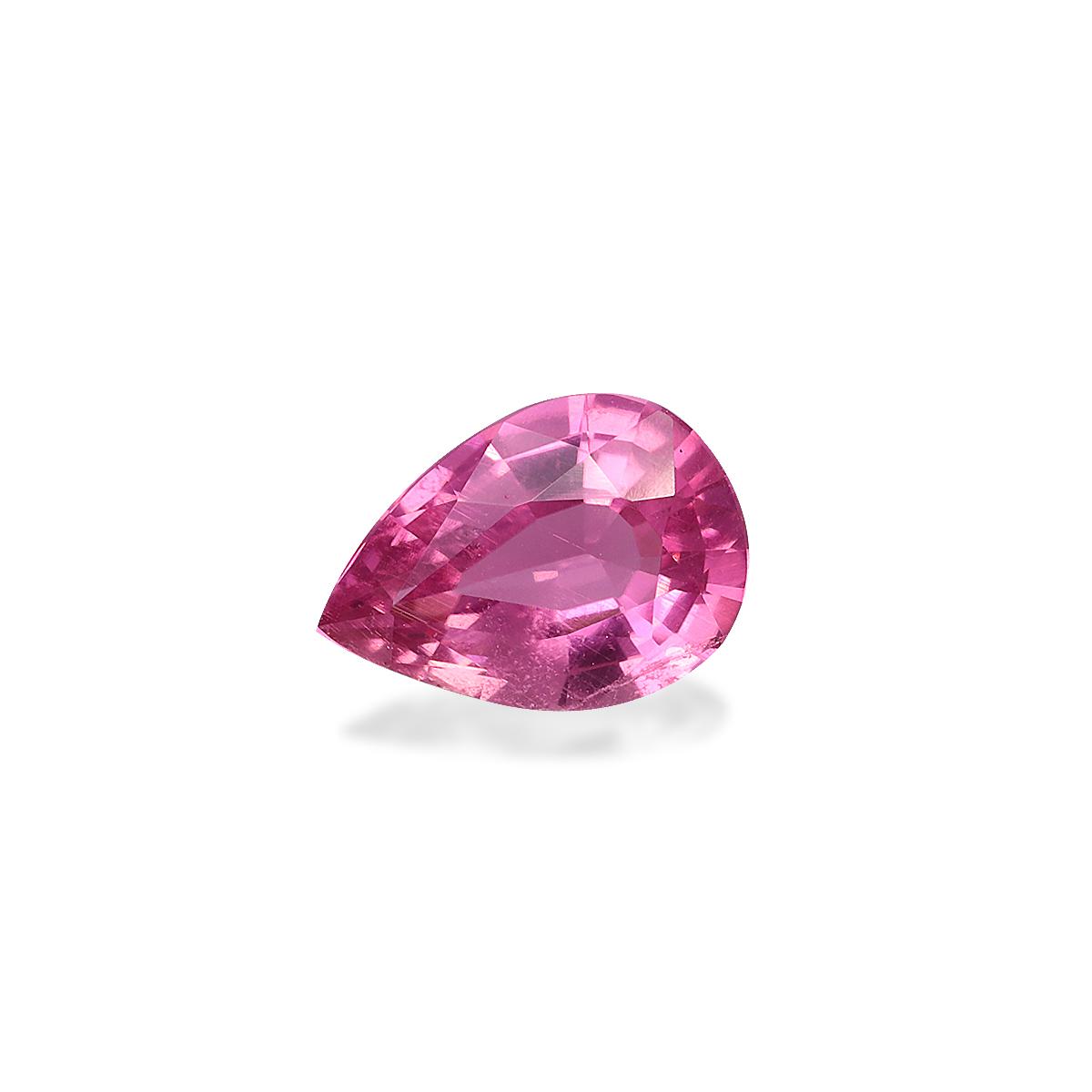 fuscia pink rubellite tourmaline, 1.36ct pear cut — view 3