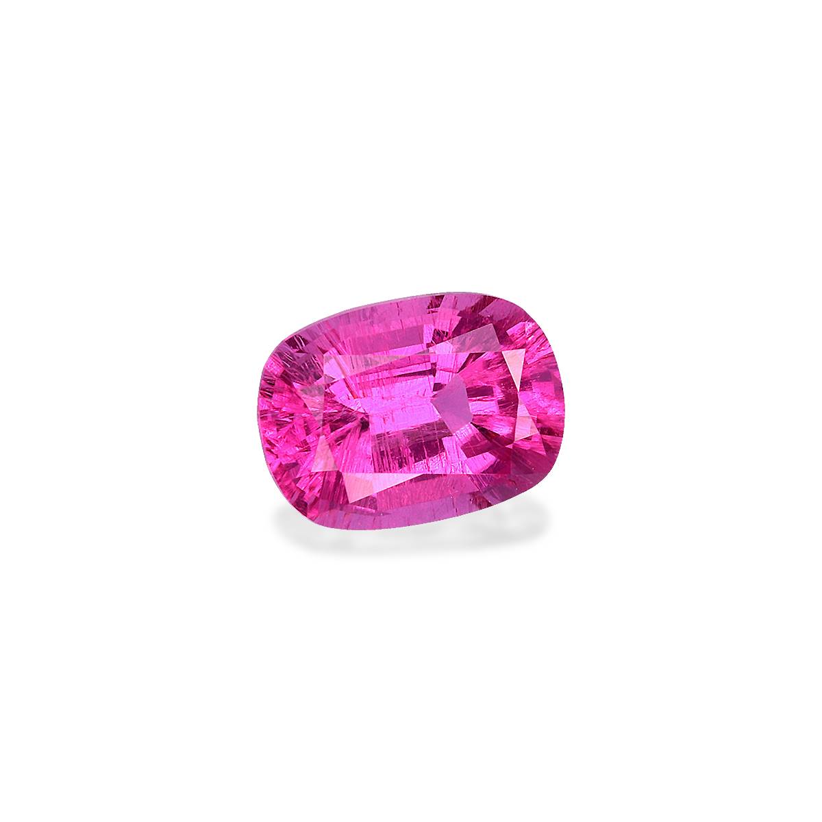 fuscia pink rubellite tourmaline, 0.92ct cushion cut — view 3