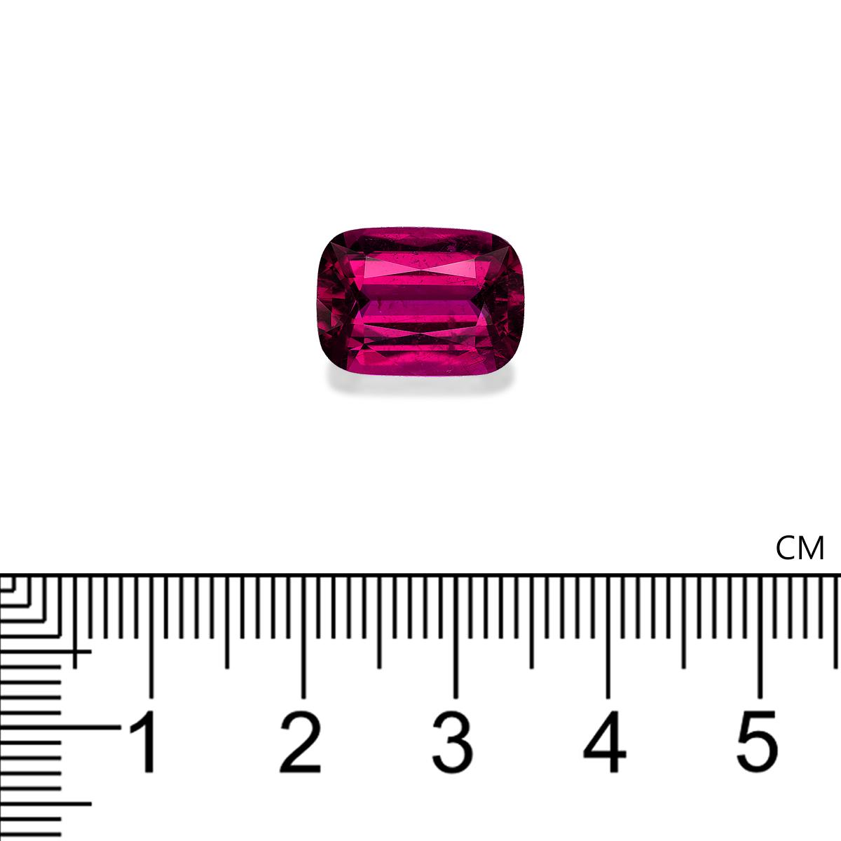 Vivid pink rubellite tourmaline, 6.14ct cushion cut — view 4