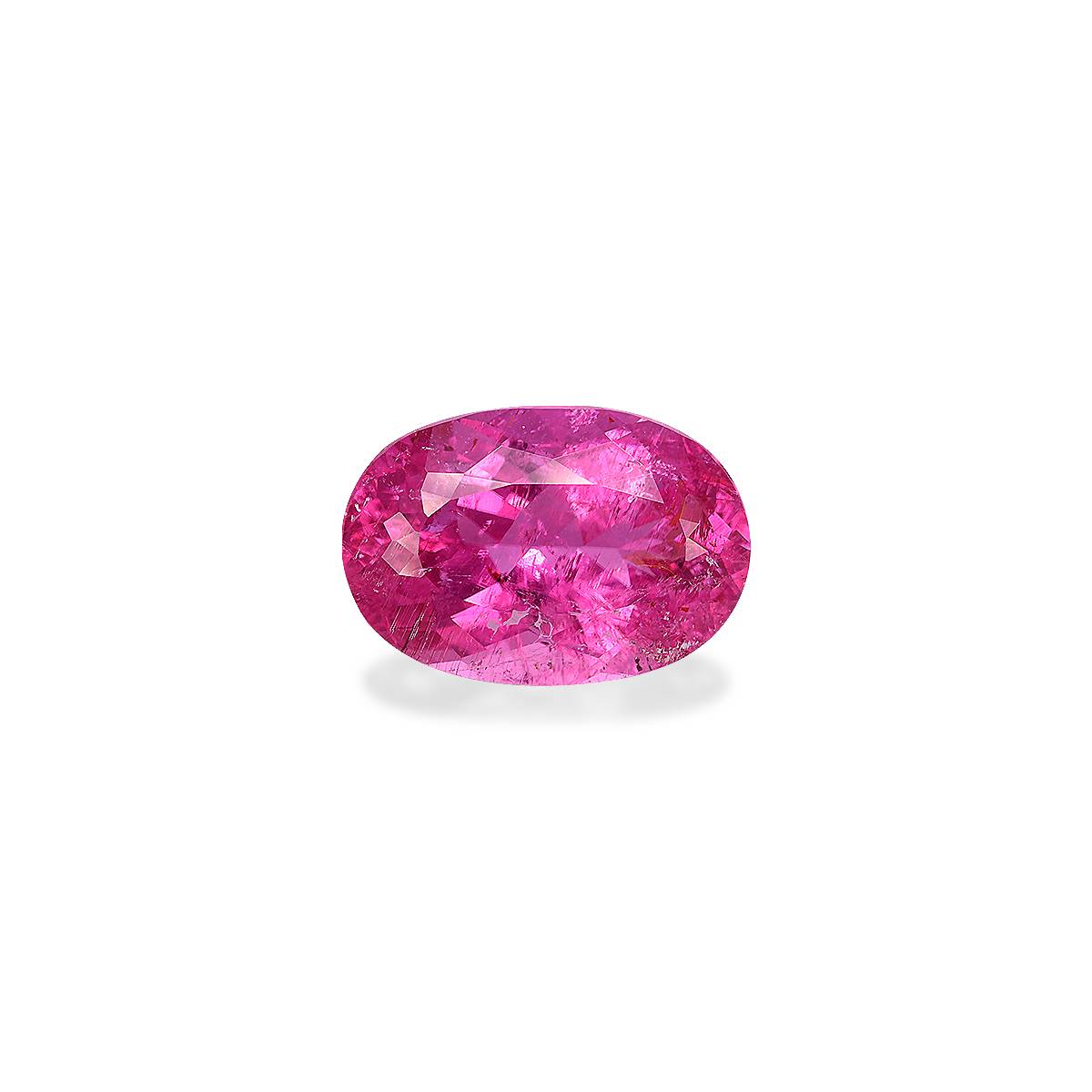 bubblegum pink rubellite tourmaline, 6.78ct oval cut — main view
