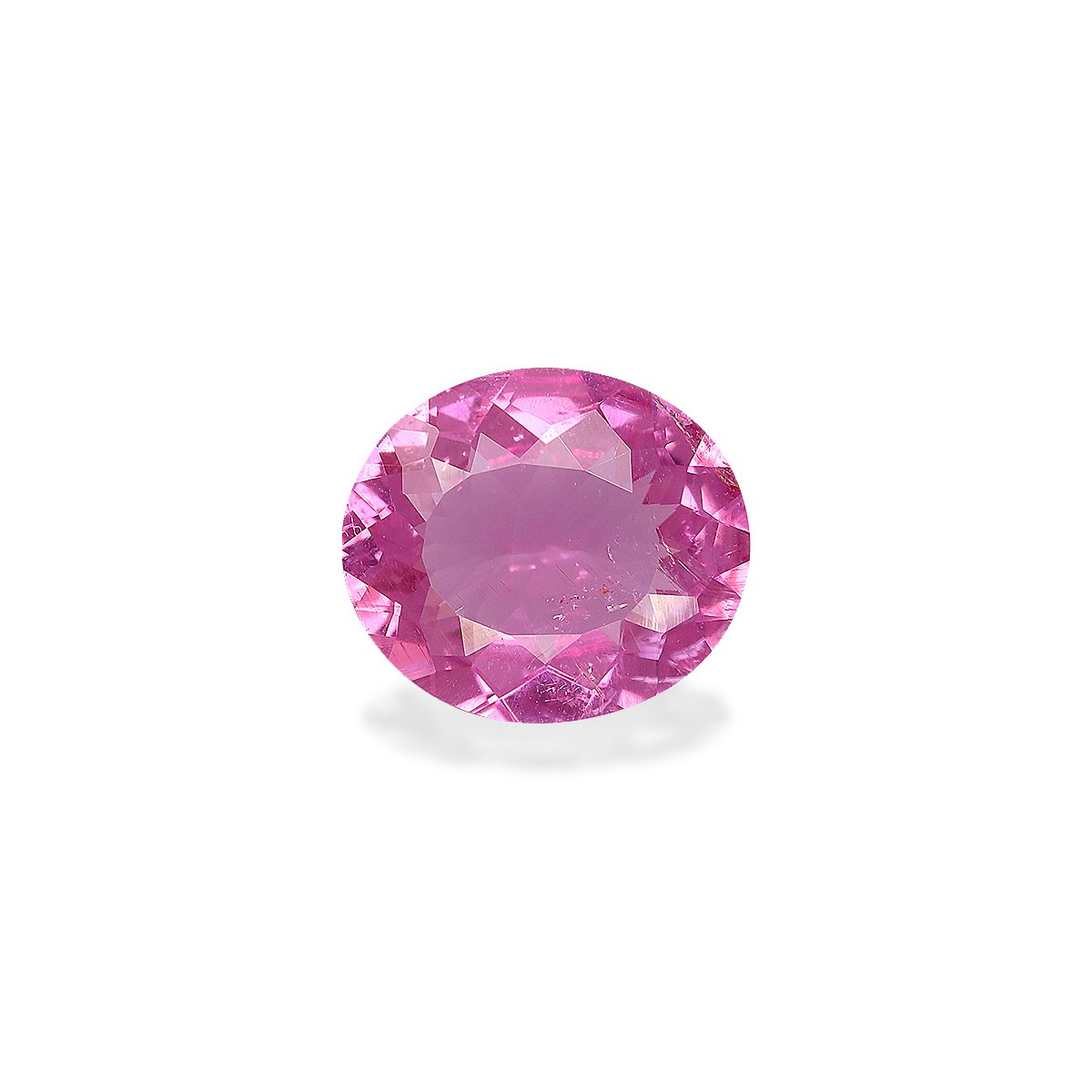bubblegum pink rubellite tourmaline, 2.67ct oval cut — main view