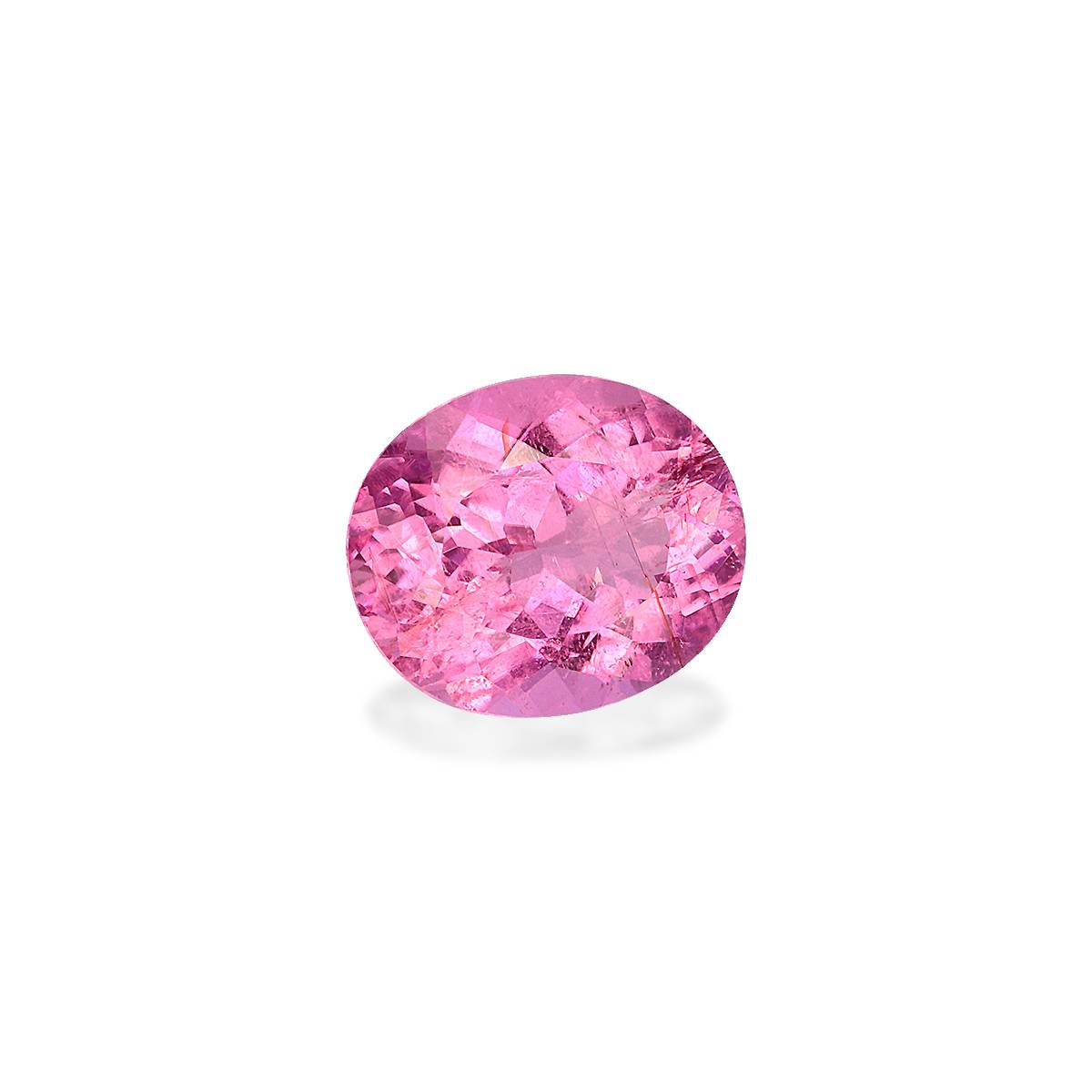 flower pink rubellite tourmaline, 1.86ct oval cut — view 3