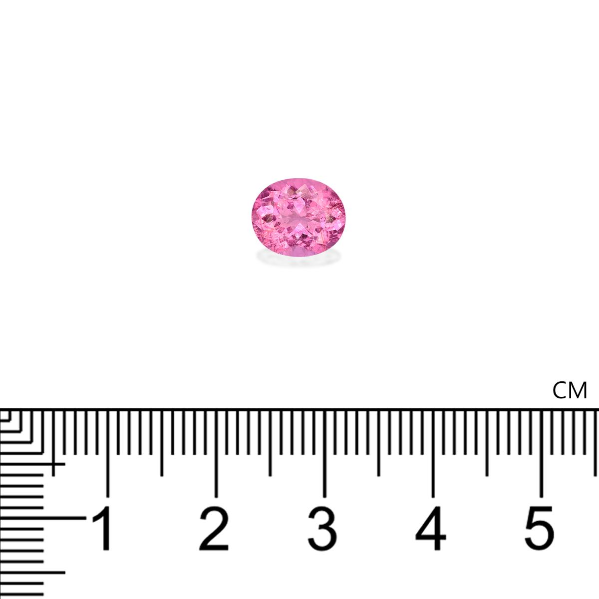 flower pink rubellite tourmaline, 1.86ct oval cut — view 4