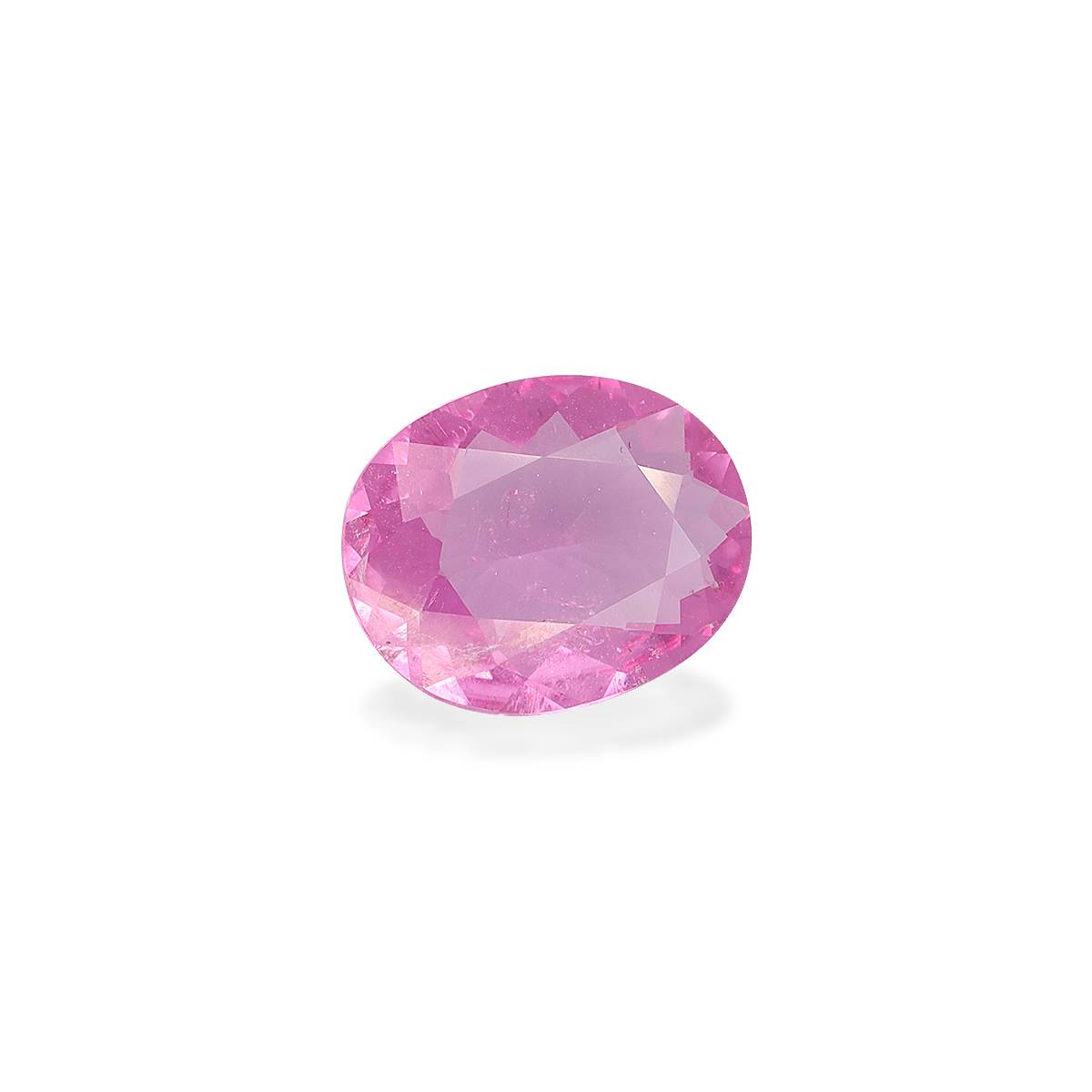 bubblegum pink rubellite tourmaline, 1.75ct oval cut — view 3
