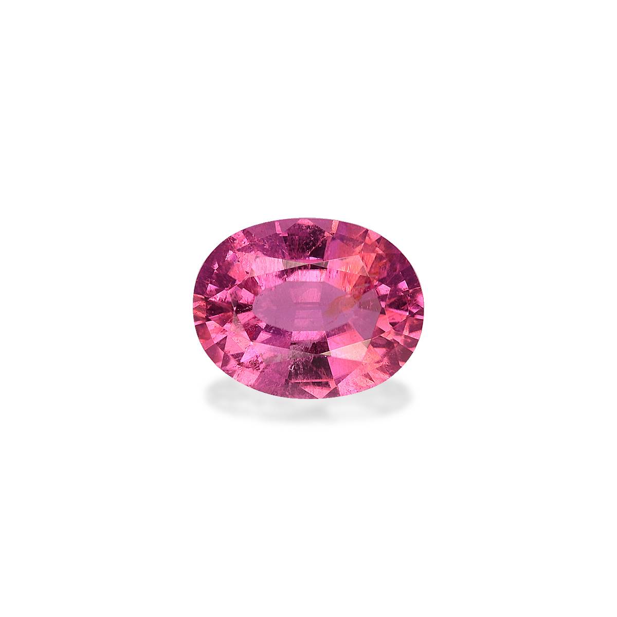bubblegum pink rubellite tourmaline, 1.16ct oval cut — main view