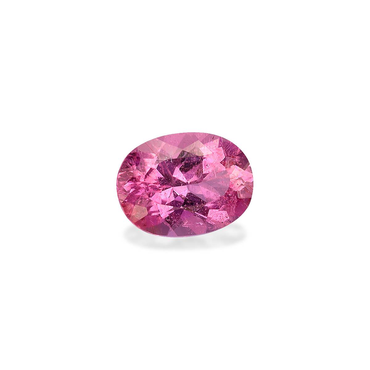 flower pink rubellite tourmaline, 1.16ct oval cut — view 3