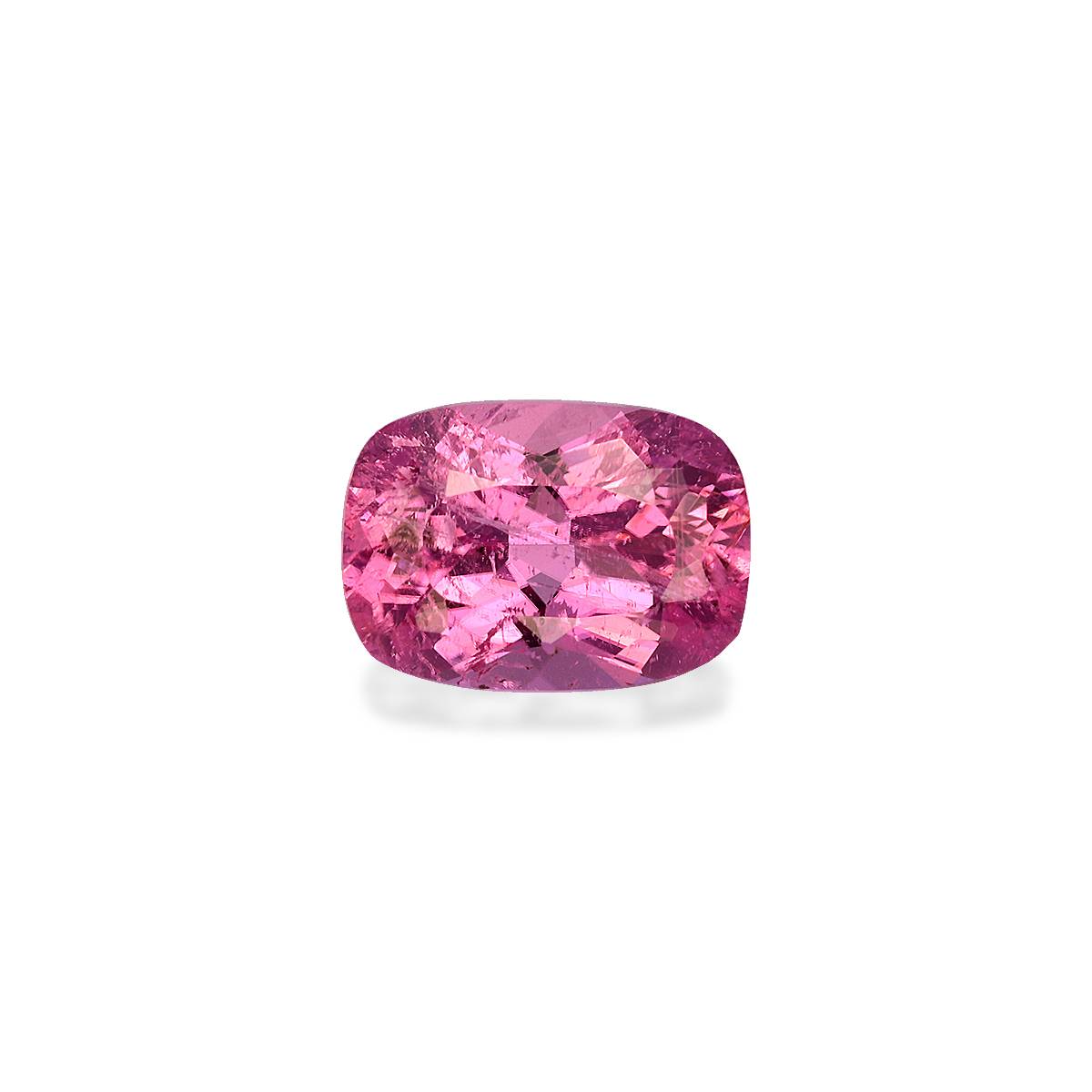 flower pink rubellite tourmaline, 1.39ct cushion cut — main view