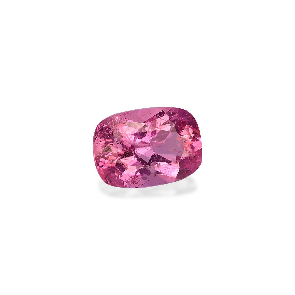 flower pink rubellite tourmaline, 1.39ct cushion cut — view 3