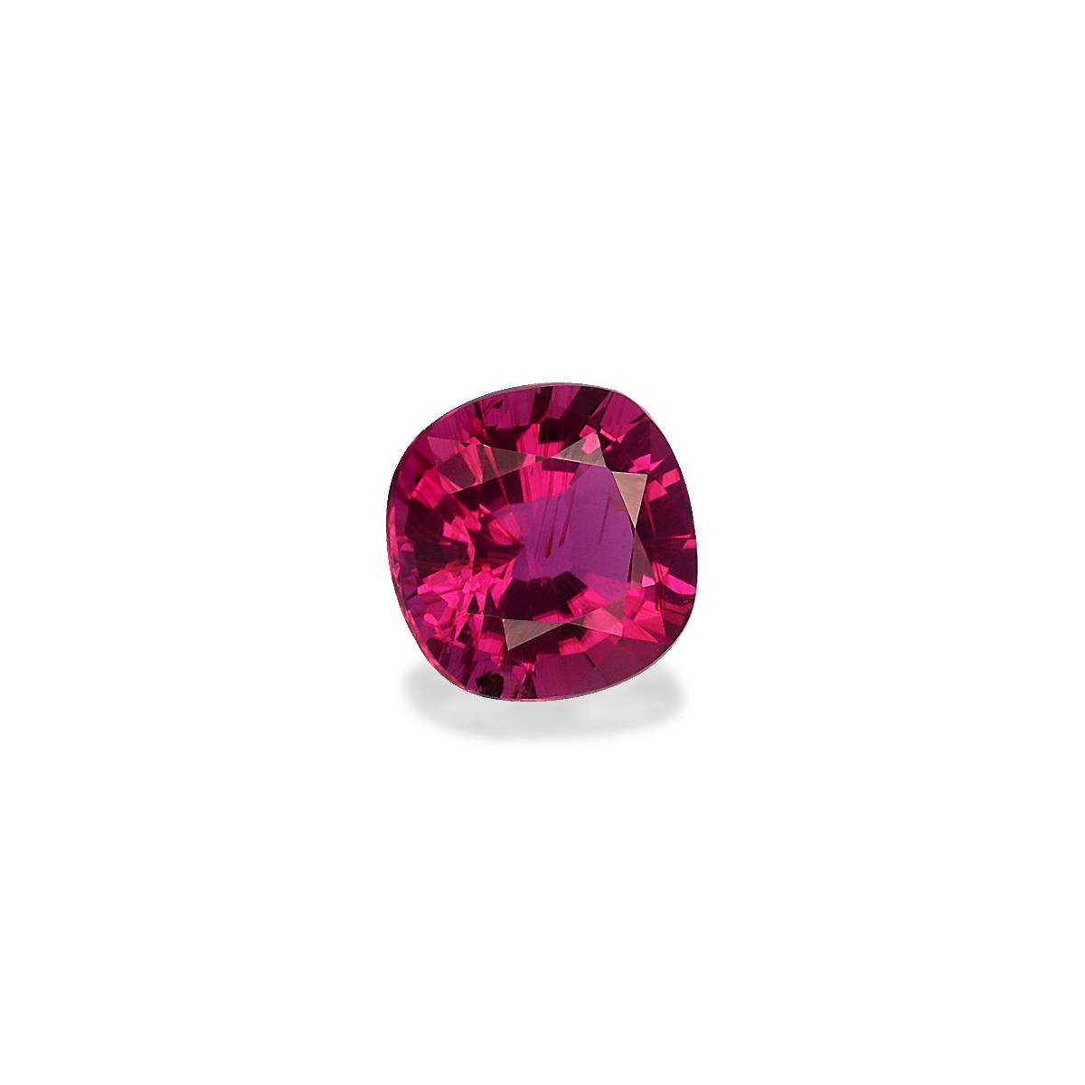 Vivid pink rubellite tourmaline, 0.46ct cushion cut — view 3