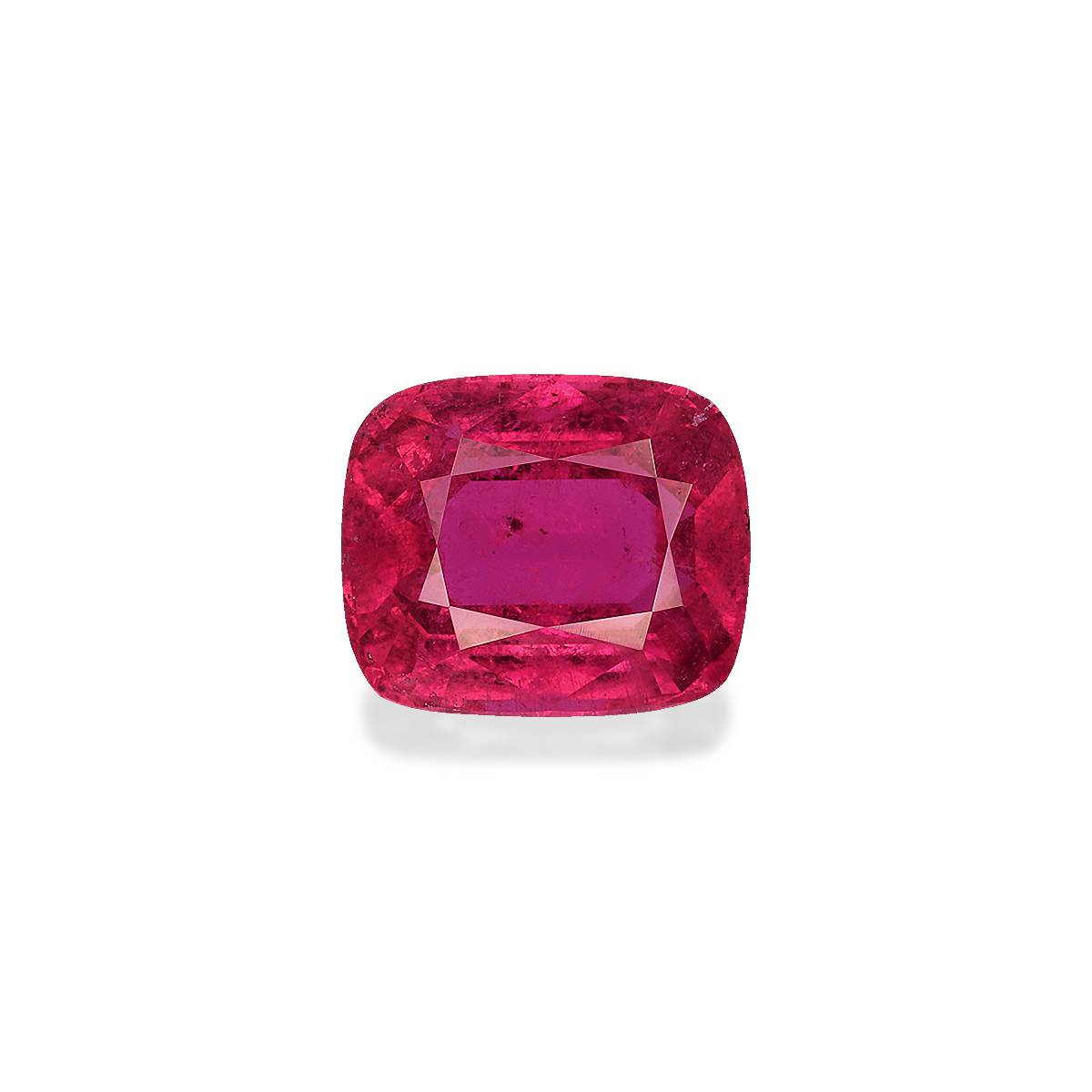 Vivid pink rubellite tourmaline, 3.88ct cushion cut — main view