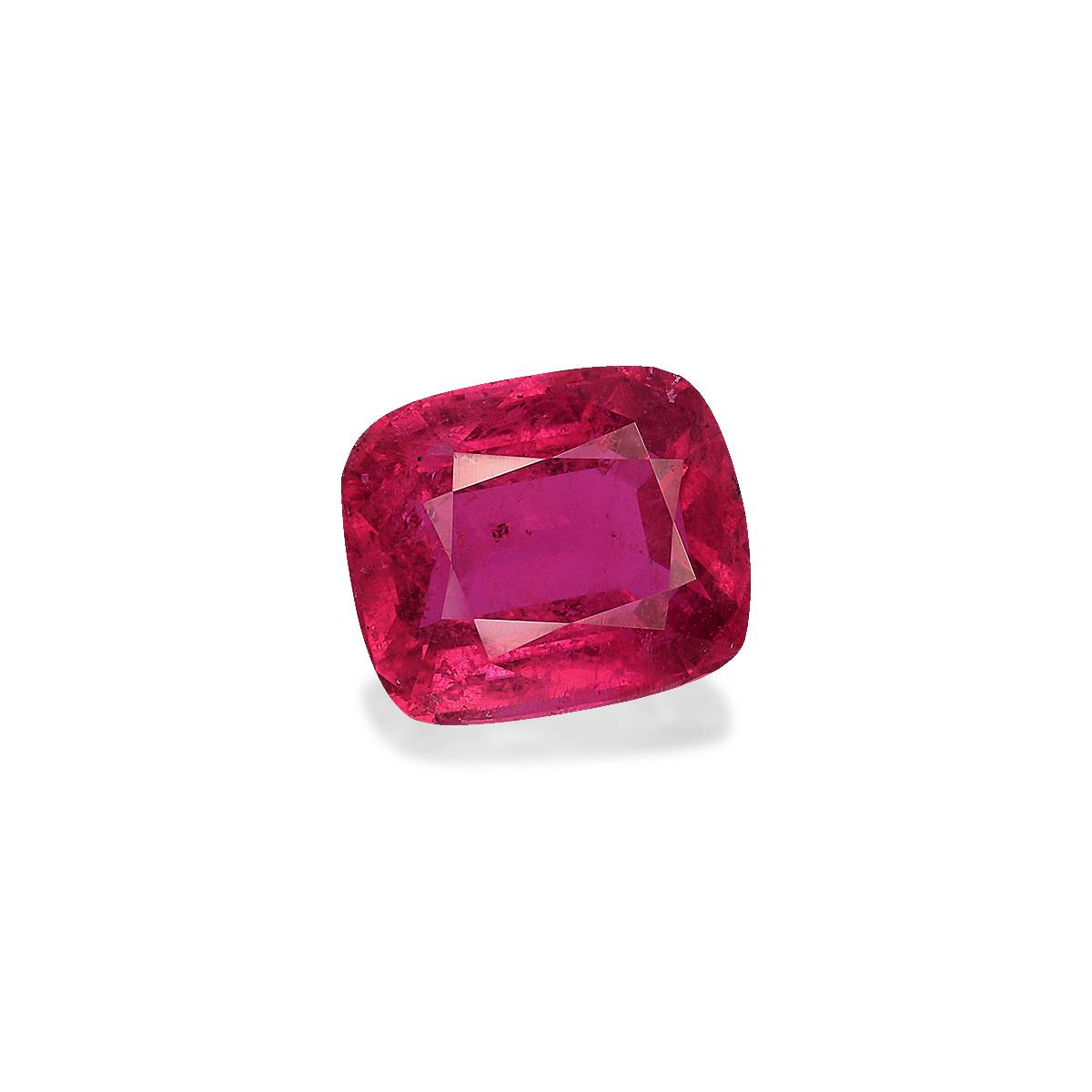 Vivid pink rubellite tourmaline, 3.88ct cushion cut — view 3