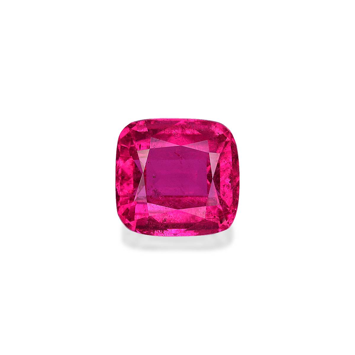 fuscia pink rubellite tourmaline, 2.72ct cushion cut — main view
