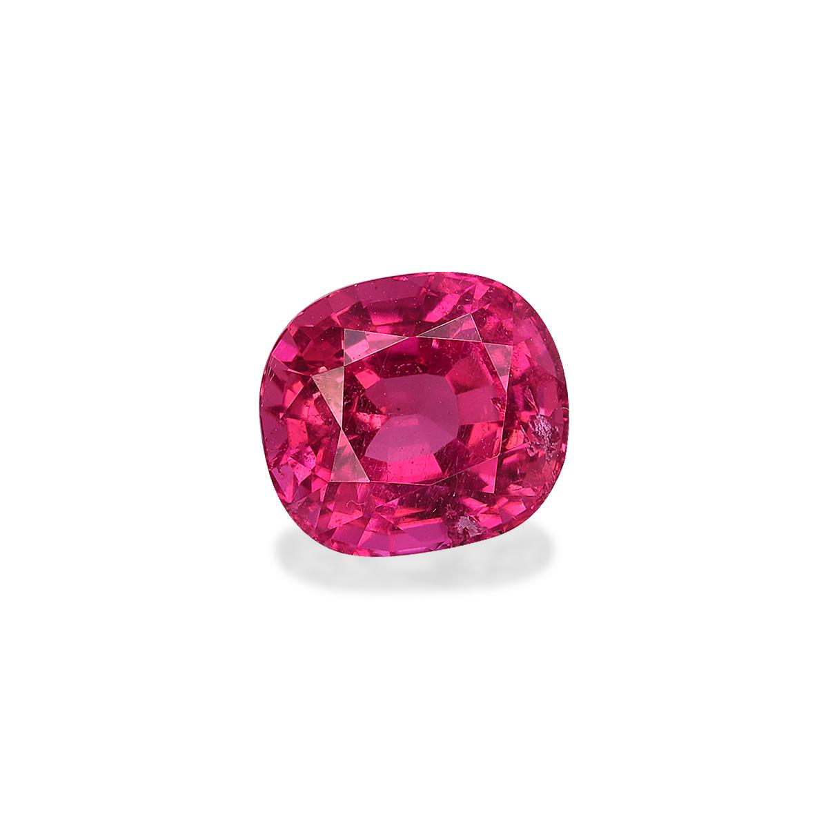 fuscia pink rubellite tourmaline, 3.6ct cushion cut — view 3